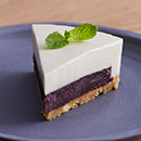 あんこのレアチーズケーキ