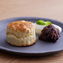 あんこと自家製クリームのスコーン