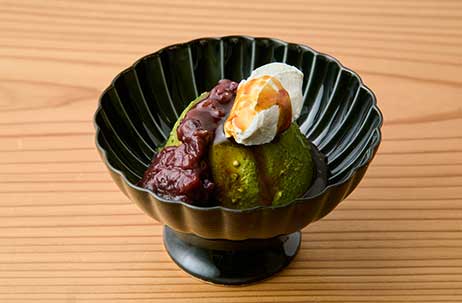 とろけるなめらかあんこプリン〜抹茶〜