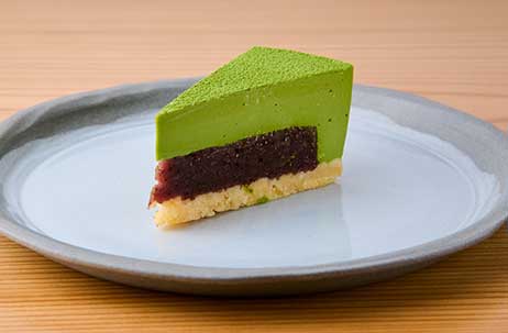 あんこレアチーズケーキ〜抹茶〜